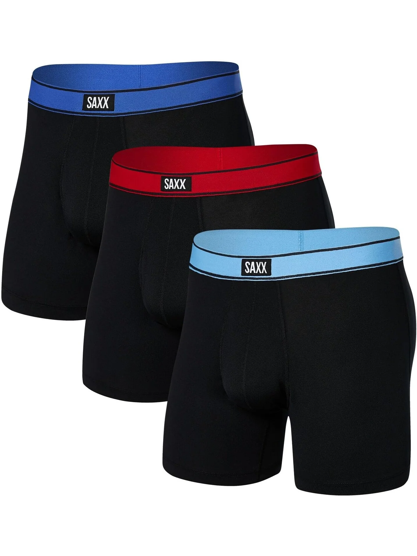 Набор из 3 трусов-боксеров Daytripper для полетов SAXX UNDERWEAR — синий