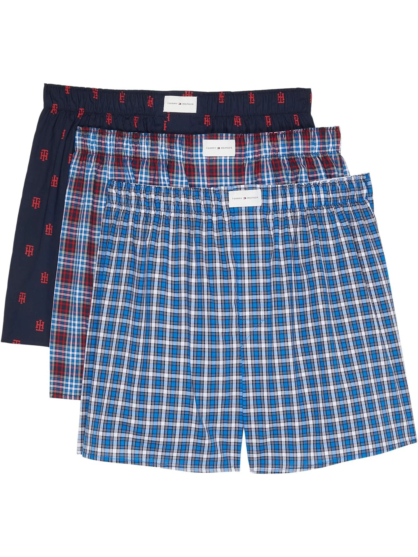 Комплект трусов Tommy Hilfiger Cotton Classics Woven Boxer, 3 предмета — 1