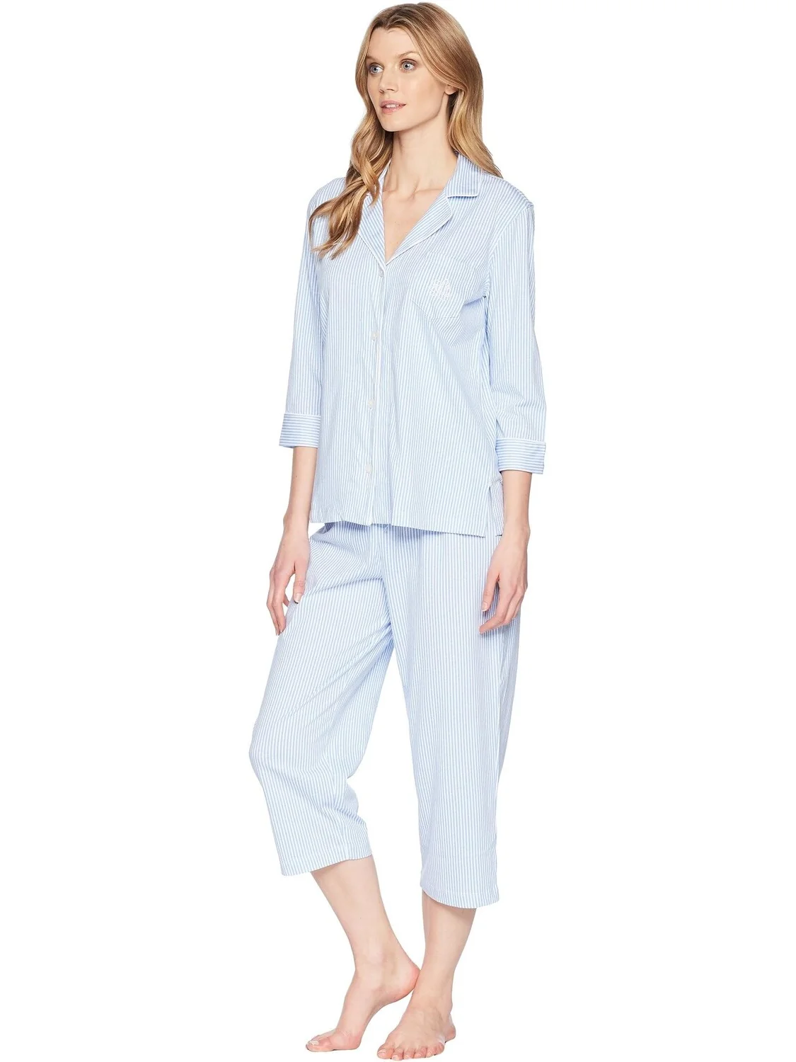 Пижамный комплект-капри Essentials Bingham Knits LAUREN Ralph Lauren — 2