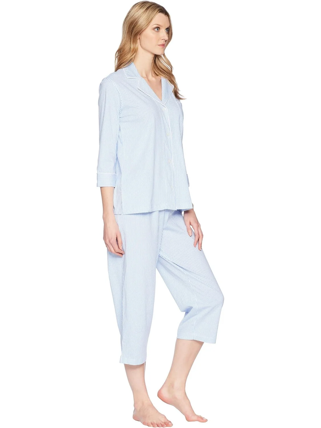 Пижамный комплект-капри Essentials Bingham Knits LAUREN Ralph Lauren — 4