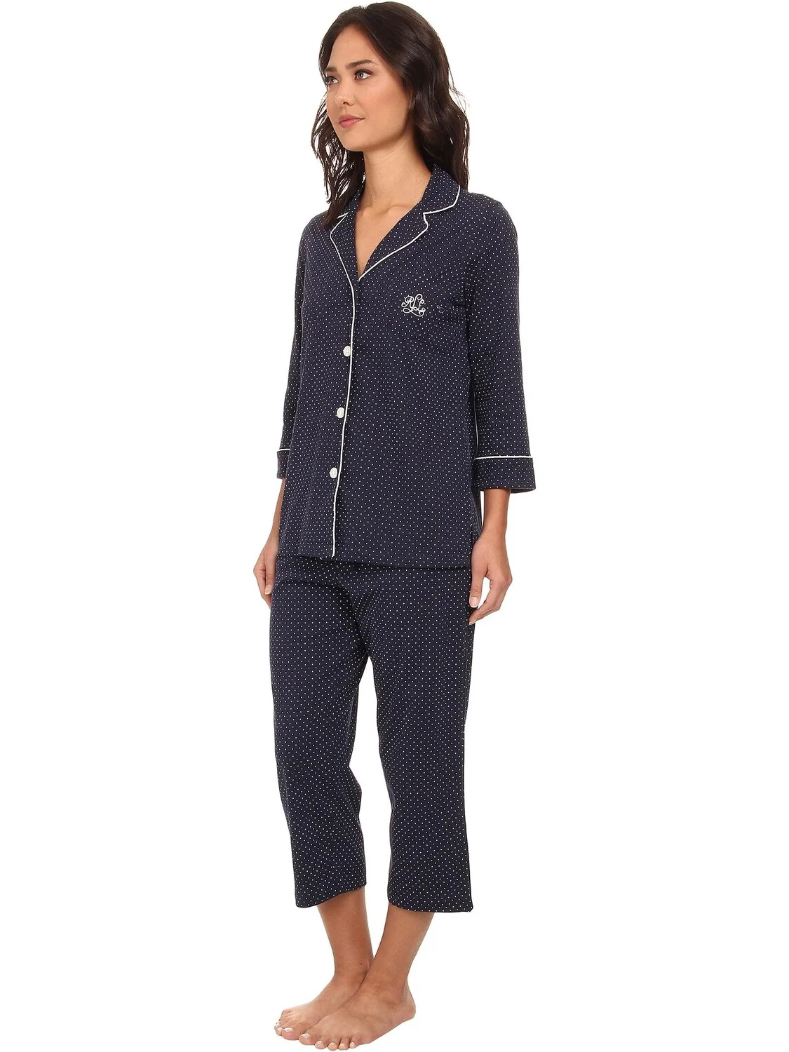 Пижамный комплект-капри Essentials Bingham Knits LAUREN Ralph Lauren — 2