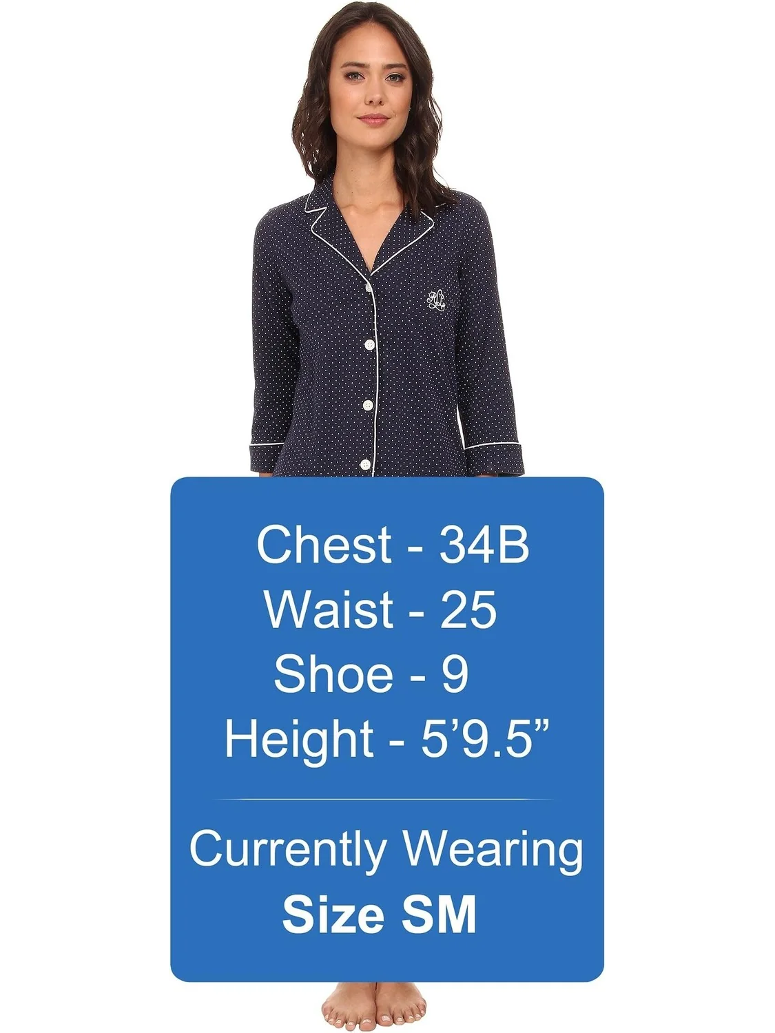Пижамный комплект-капри Essentials Bingham Knits LAUREN Ralph Lauren — 6