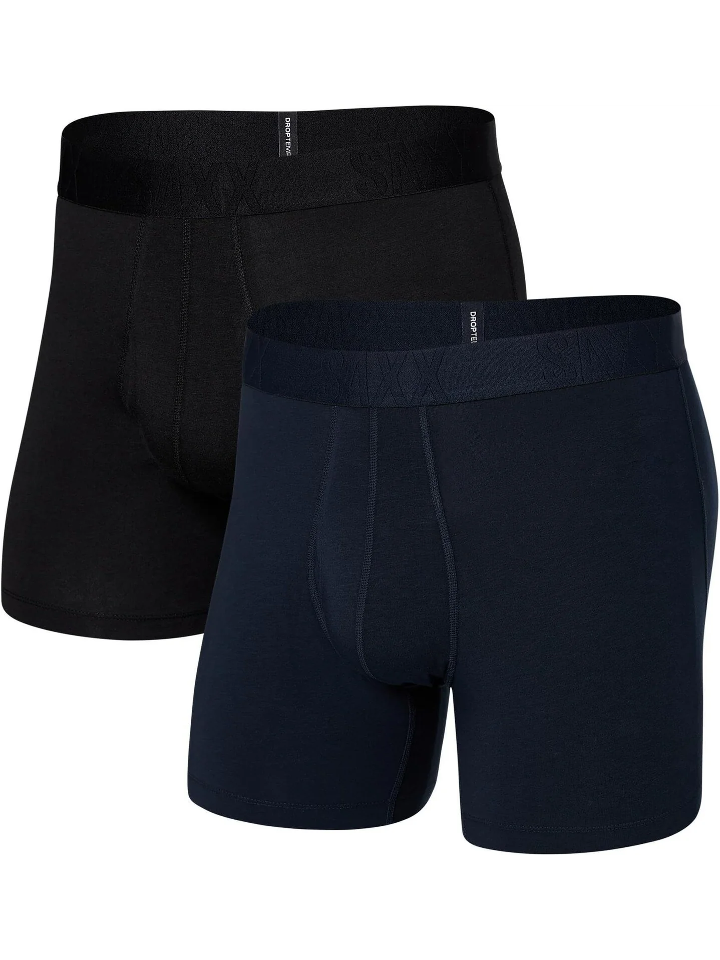 Хлопковые трусы-боксеры Droptemp Cooling, 2 шт. SAXX UNDERWEAR — черный