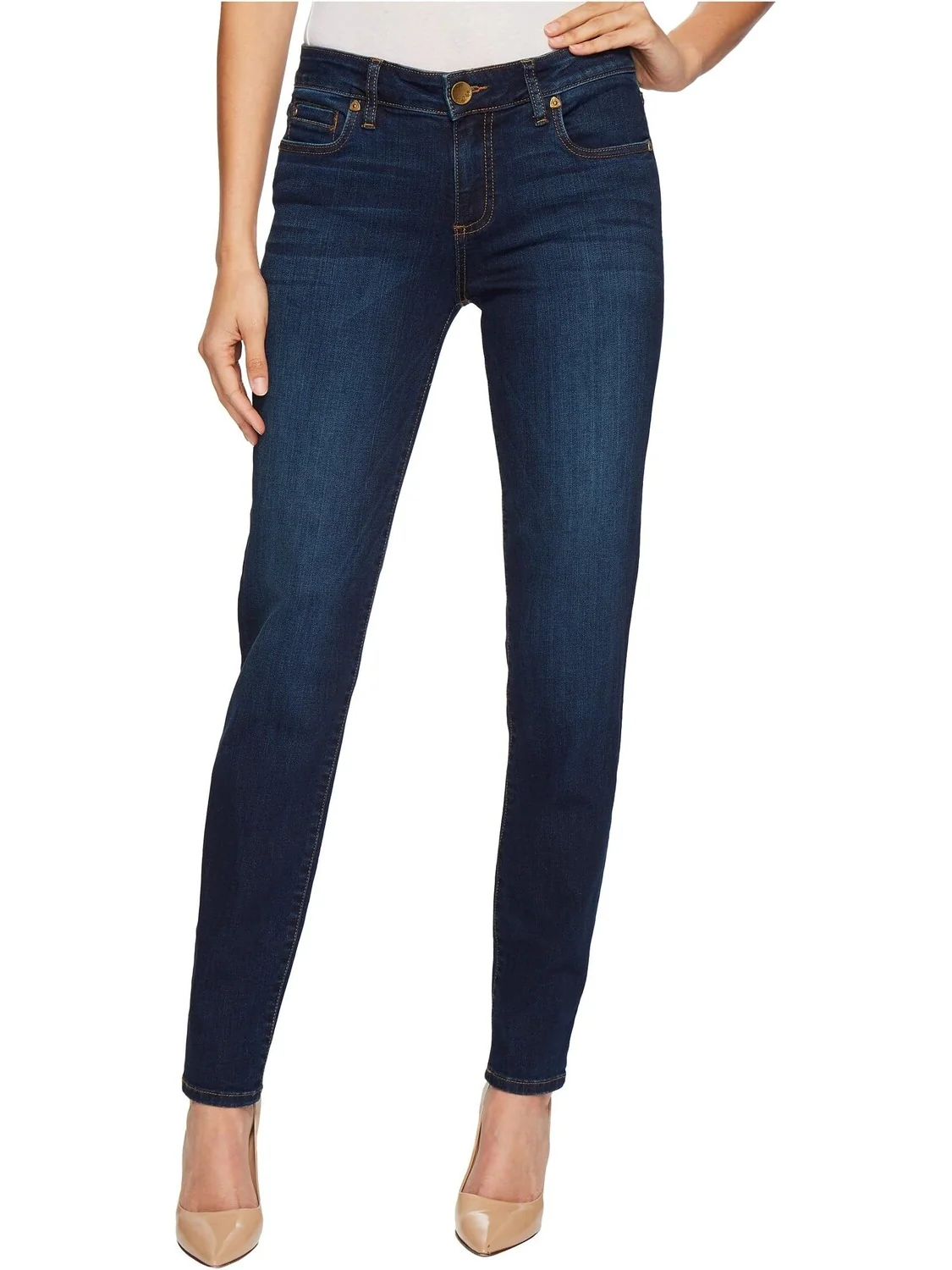 Джинсы Diana Skinny Jeans KUT from the Kloth, цвет Systematic — мульти