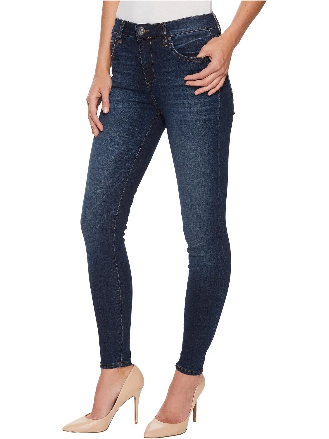 Джинсы Mia High-Rise Ankle Skinny Jeans KUT from the Kloth — 2