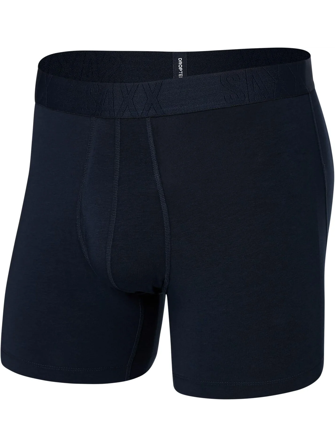 Хлопковые трусы-боксеры Droptemp с охлаждением SAXX UNDERWEAR — черный