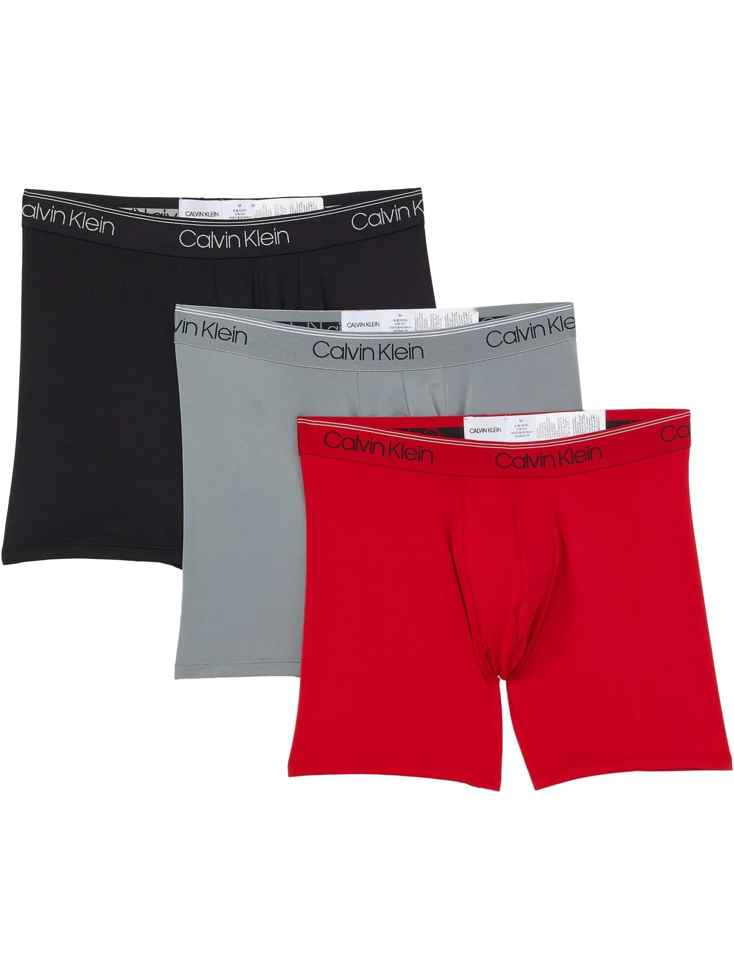 Комплект трусов-боксеров из микроэластичной ткани, 3 шт. Calvin Klein Underwear — 1