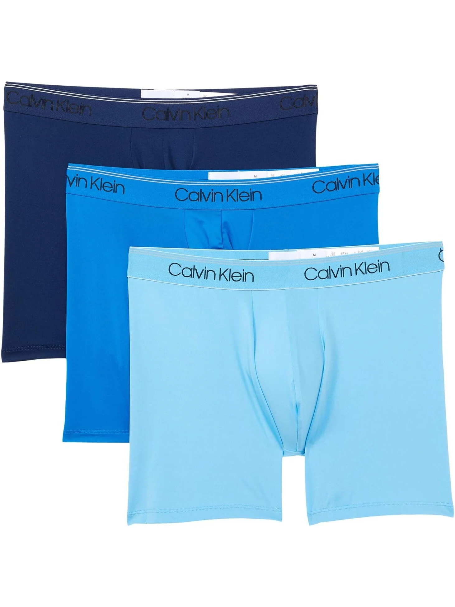 Комплект трусов-боксеров из микроэластичной ткани, 3 шт. Calvin Klein Underwear — 1