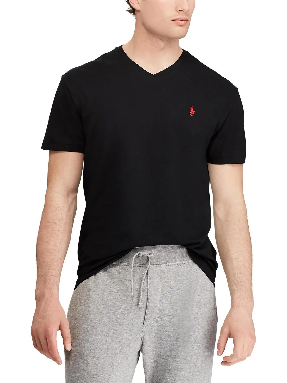 Классическая футболка с V-образным вырезом Polo Ralph Lauren — 1