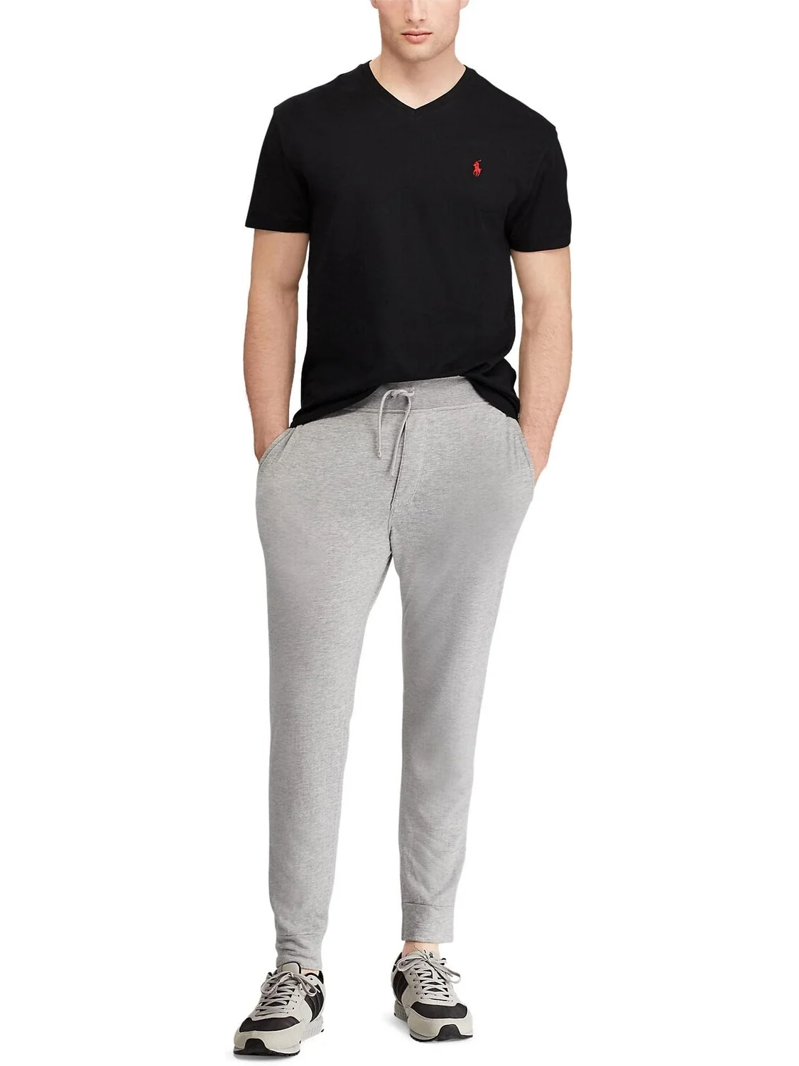Классическая футболка с V-образным вырезом Polo Ralph Lauren — 3