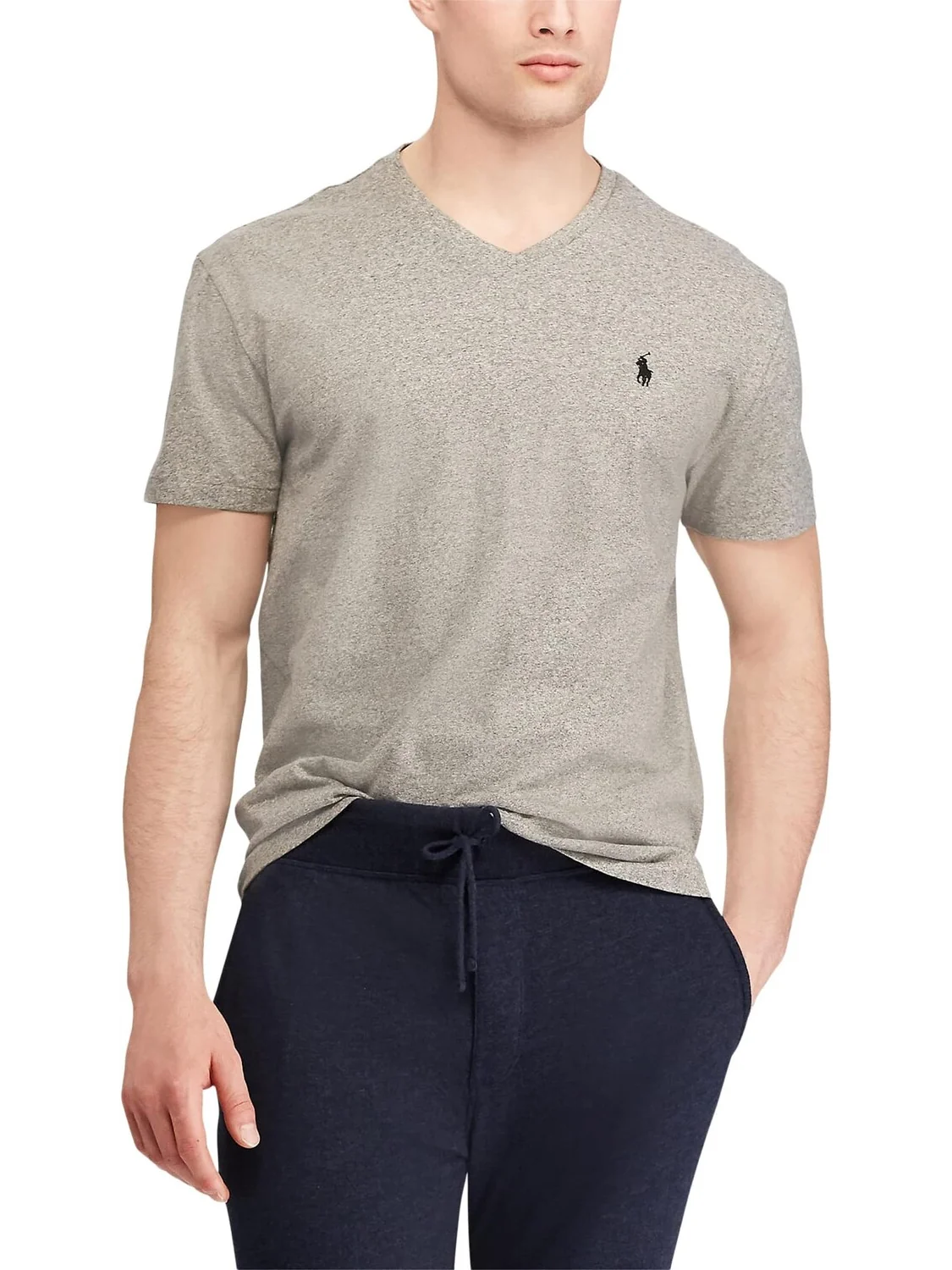 Классическая футболка с V-образным вырезом Polo Ralph Lauren — 1