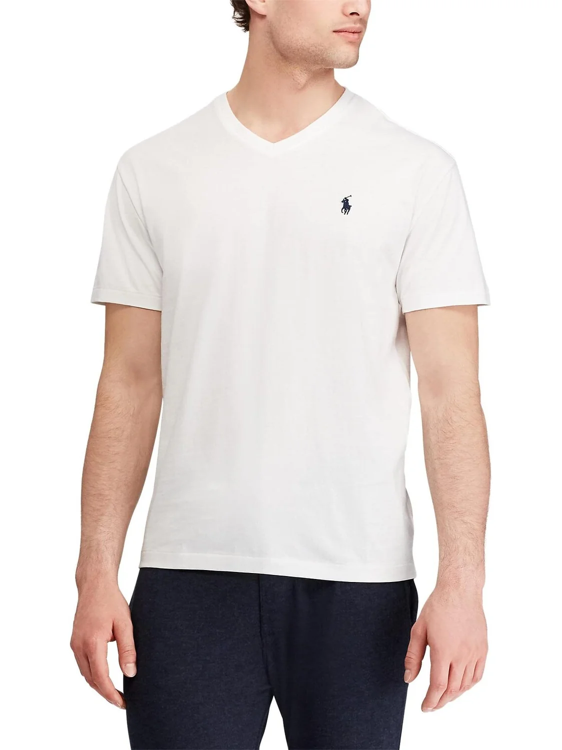 Классическая футболка Polo Ralph Lauren с V-образным вырезом — 1