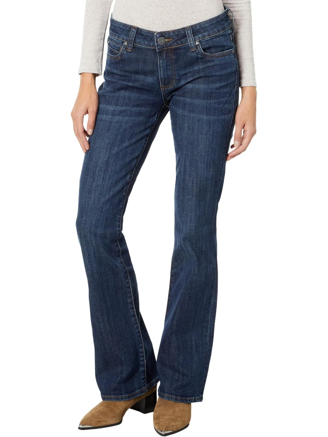 Джинсы Natalie High Rise Bootcut Jeans KUT from the Kloth, цвет Exceptional — мульти