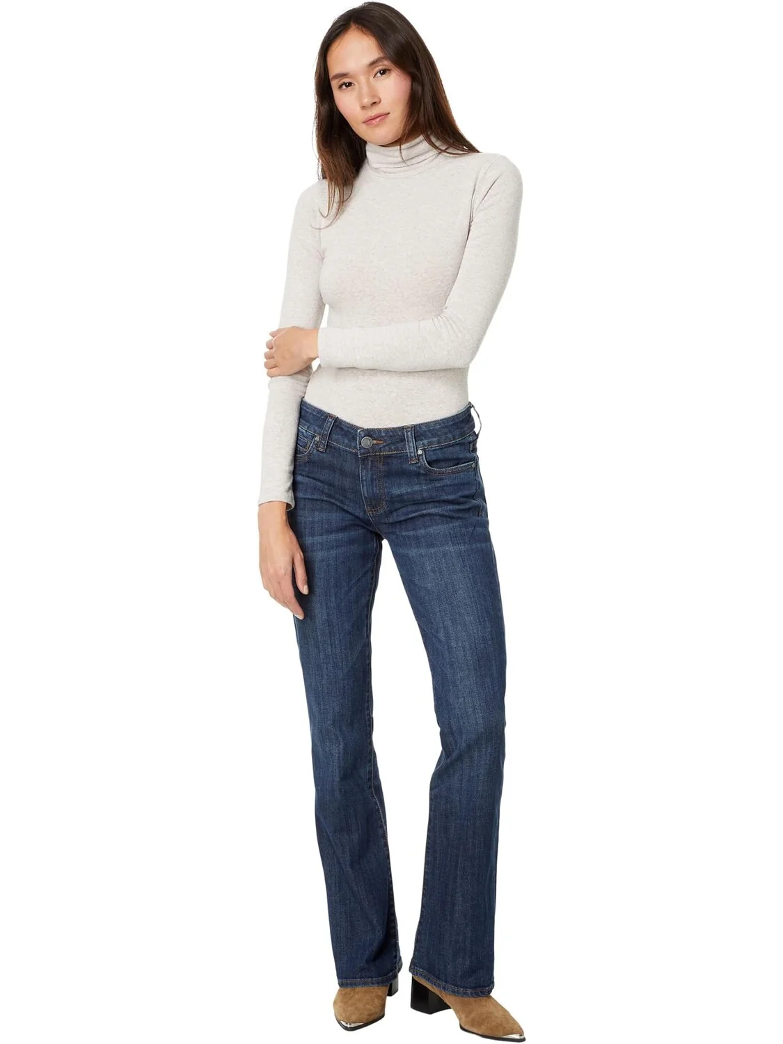 Джинсы Natalie High Rise Bootcut Jeans KUT from the Kloth, цвет Exceptional — 4