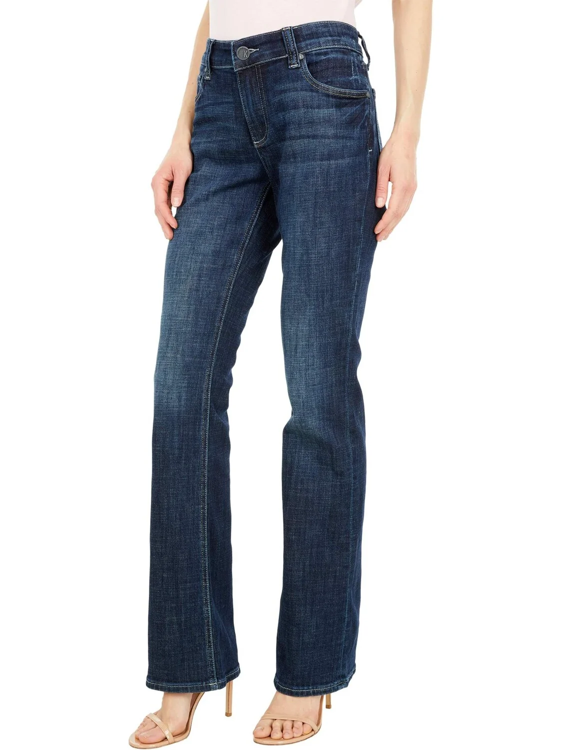 Джинсы Natalie High Rise Bootcut Jeans KUT from the Kloth, цвет Monitored — 2