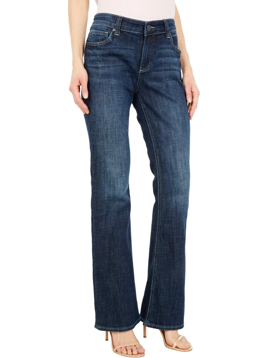 Джинсы Natalie High Rise Bootcut Jeans KUT from the Kloth, цвет Monitored — 4