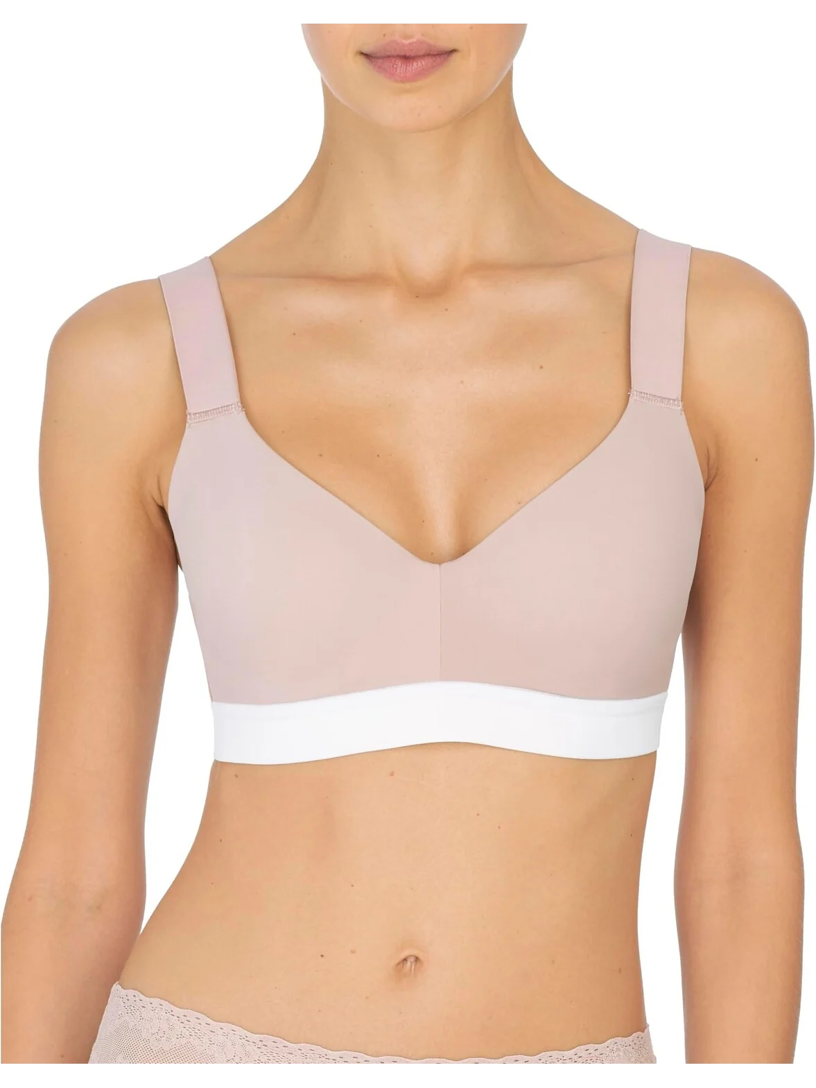 Спортивный бюстгальтер Dynamic Convertible Contour Natori — белый
