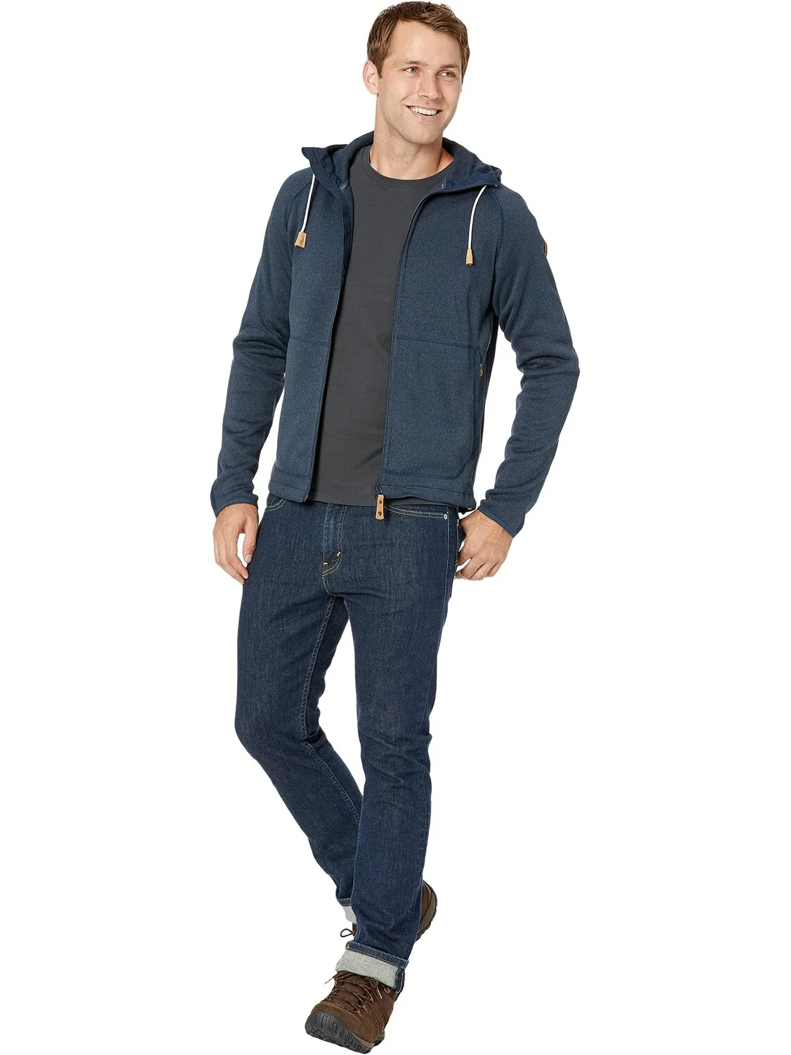 Övik Флисовая толстовка с капюшоном Fjällräven — 4