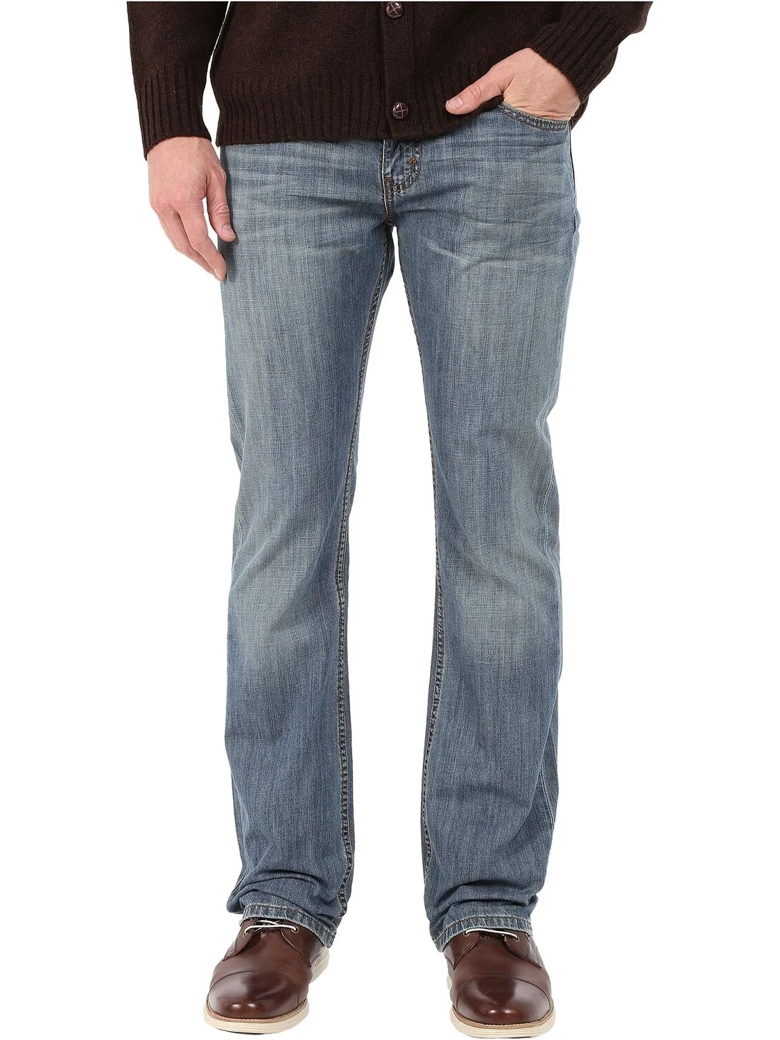 Джинсы 527 Slim Boot Cut Jeans in Medium Chipped Levi's, цвет Medium Chipped — 1