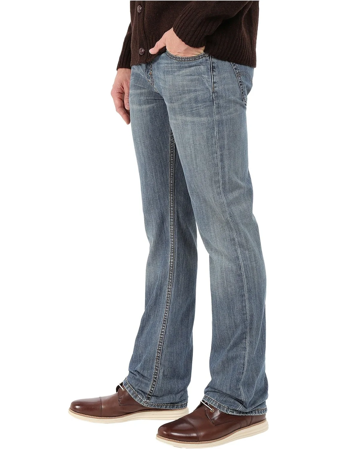 Джинсы 527 Slim Boot Cut Jeans in Medium Chipped Levi's, цвет Medium Chipped — 2