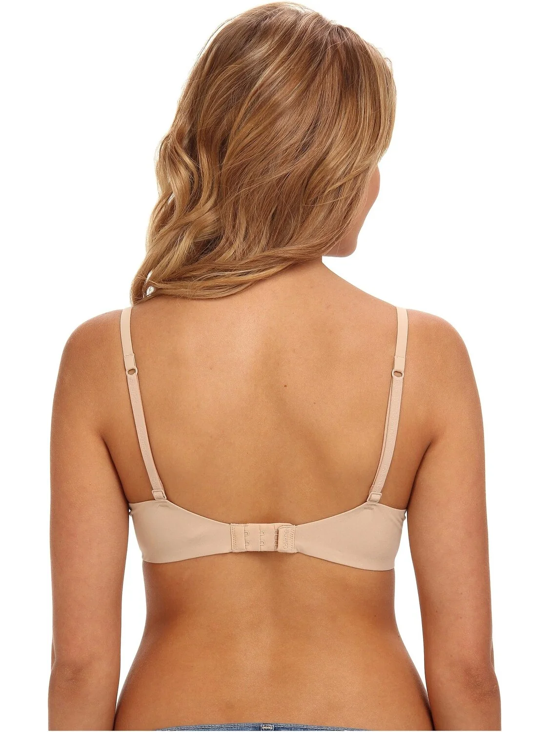 Идеально сидящий современный бюстгальтер-футболка F3837 Calvin Klein Underwear — 3
