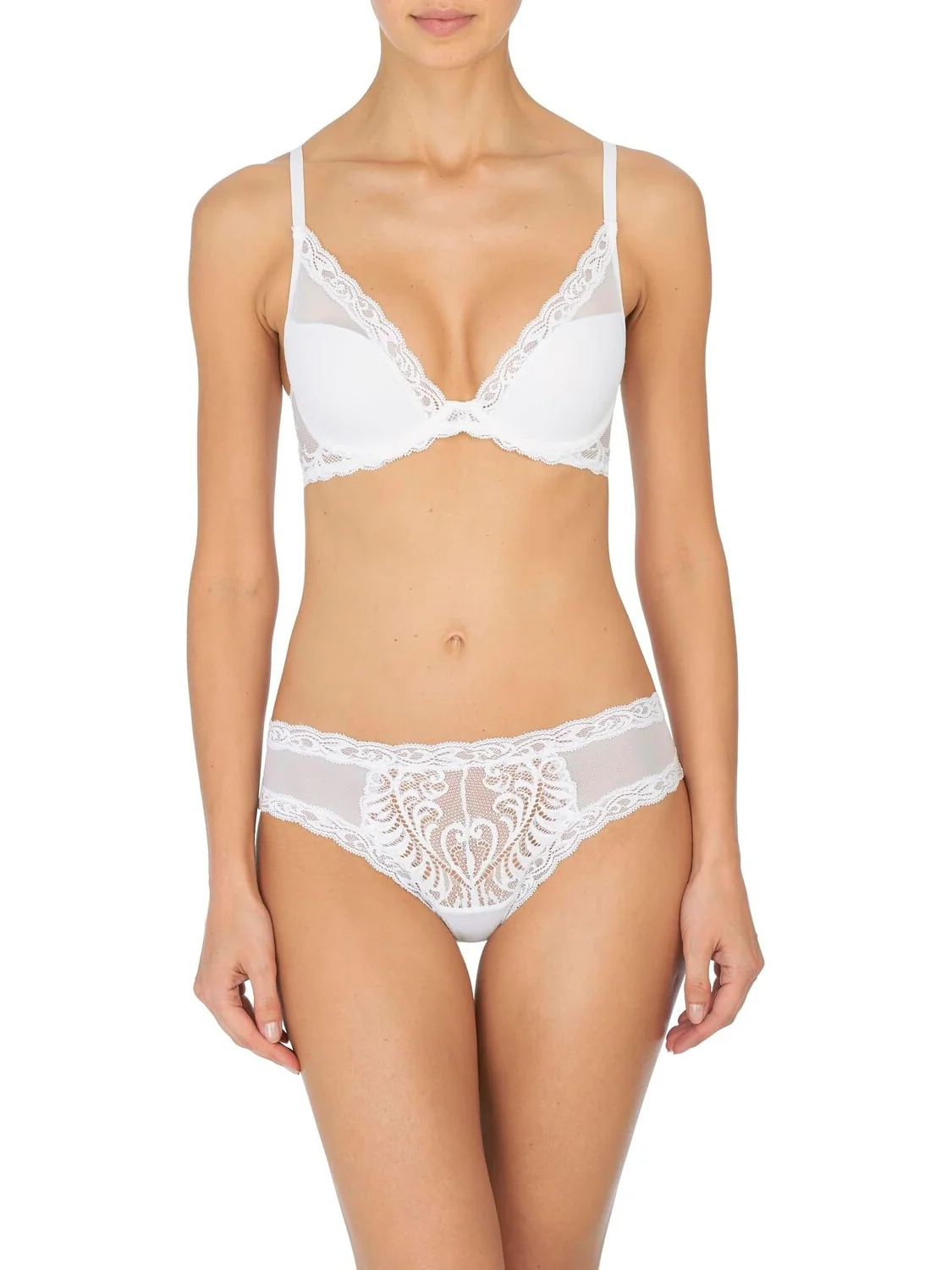 Бюстгальтер Feathers Contour с глубоким вырезом 730023 Natori — 1