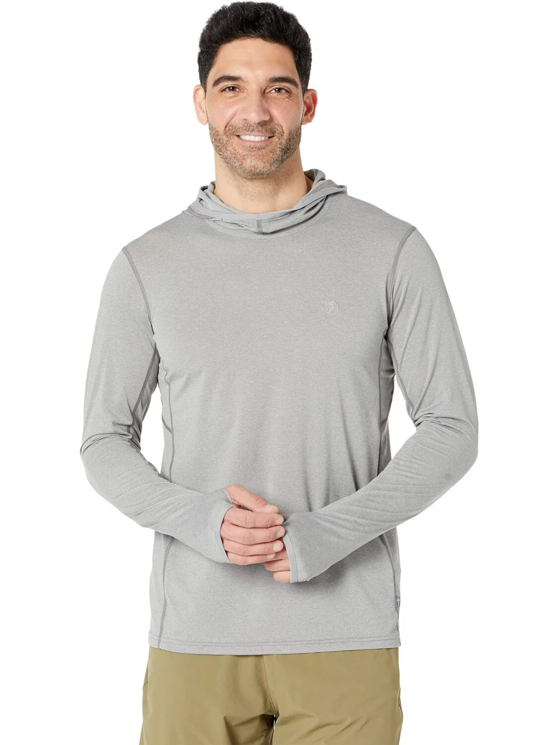 Солнцезащитная толстовка Abisko Fjällräven — серый