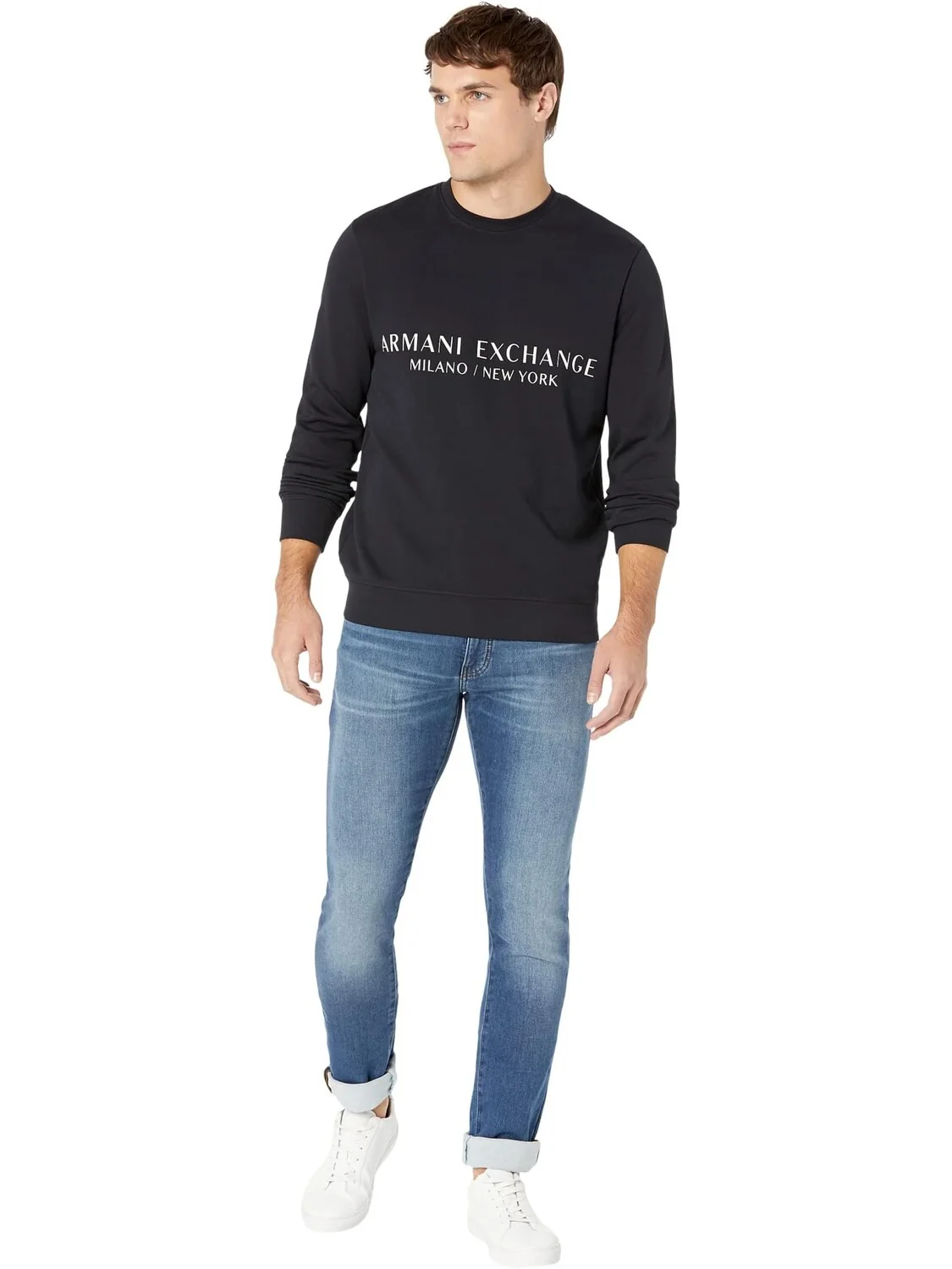 Толстовка с логотипом Milano/New York Armani Exchange — 4