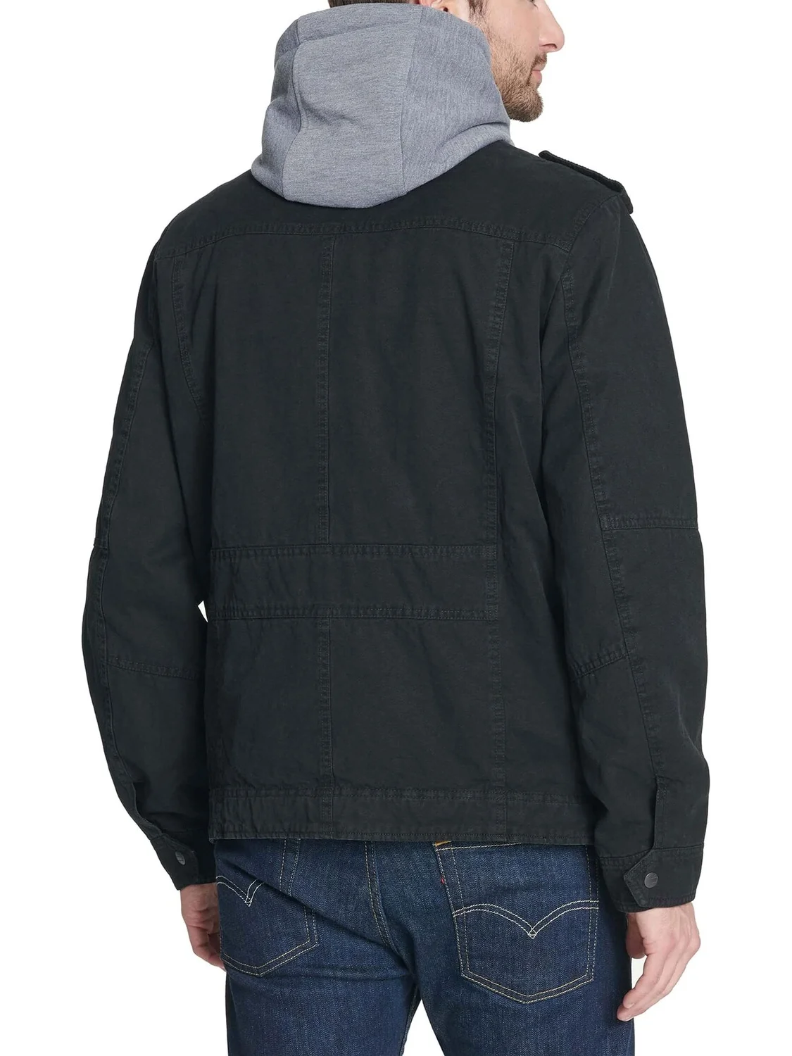 Толстовка Two-Pocket Hoodie with Zip Out Jersey Bib/Hood and Sherpa Lining Levi's — 2