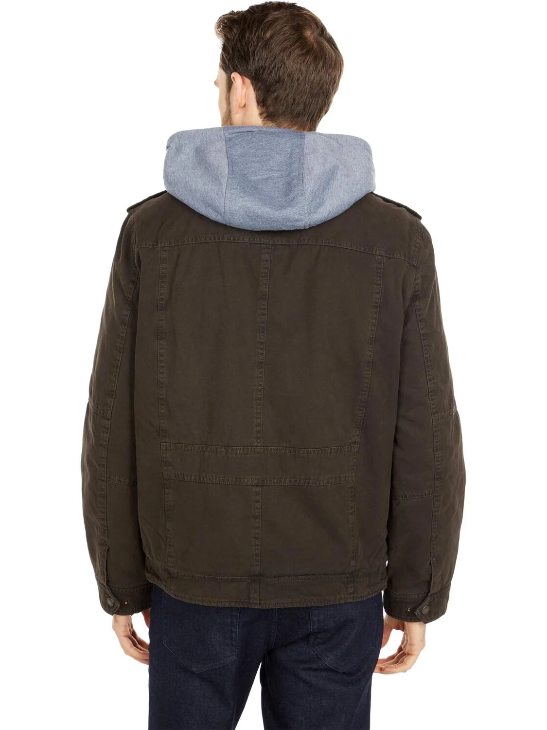 Толстовка Two-Pocket Hoodie with Zip Out Jersey Bib/Hood and Sherpa Lining Levi's — 3