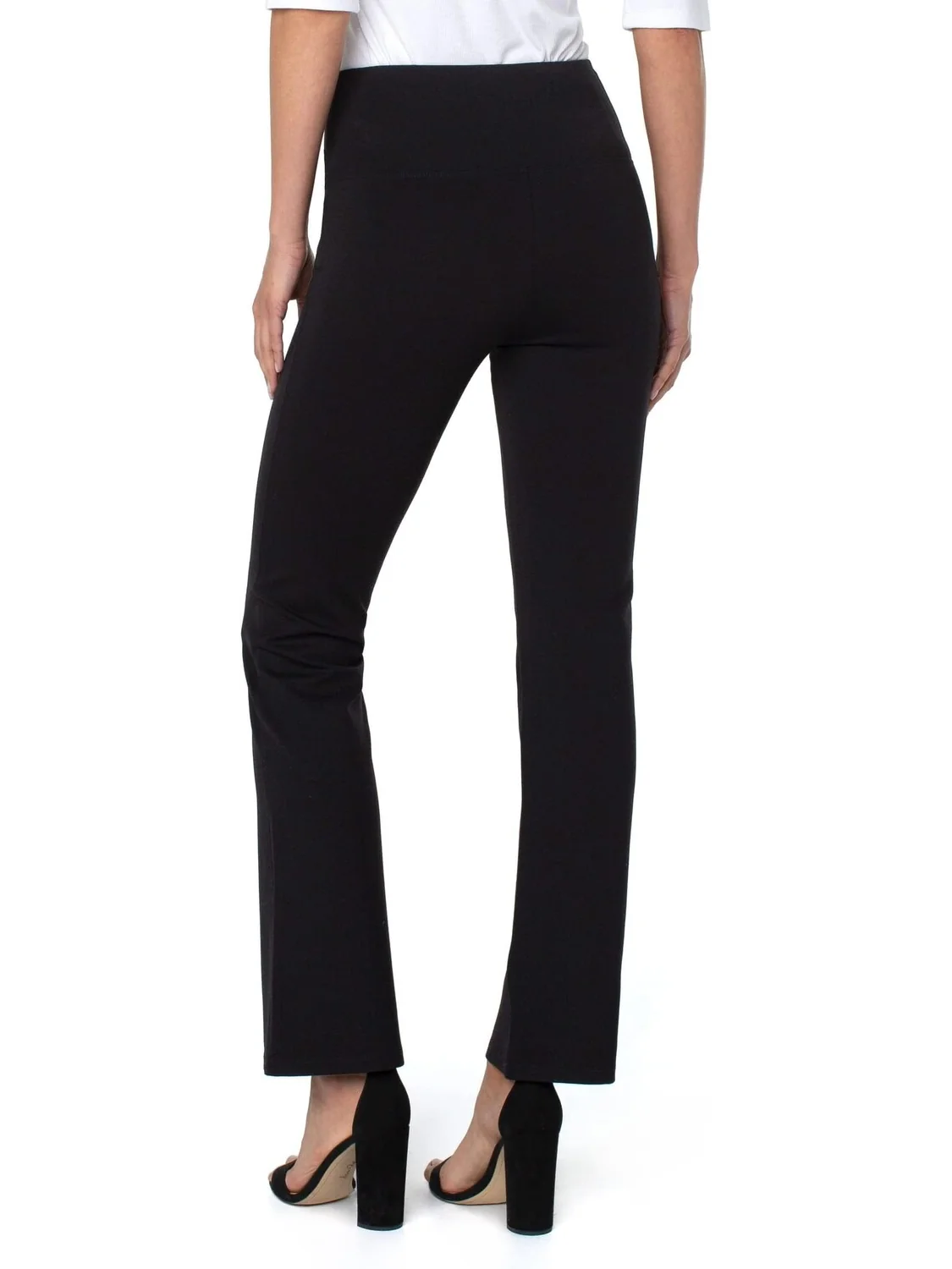 Брюки Pearl Full-Length Flare w/ Pin Tucks Liverpool Los Angeles — 2