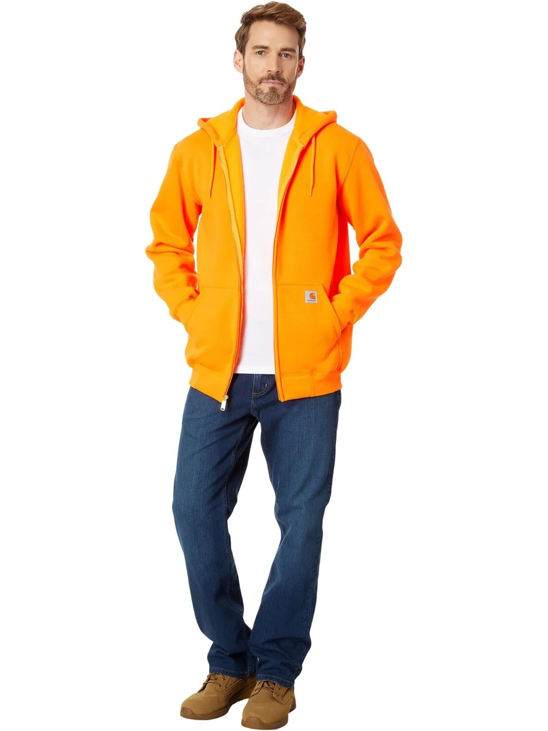 Толстовка MW с капюшоном на молнии спереди Carhartt — 4