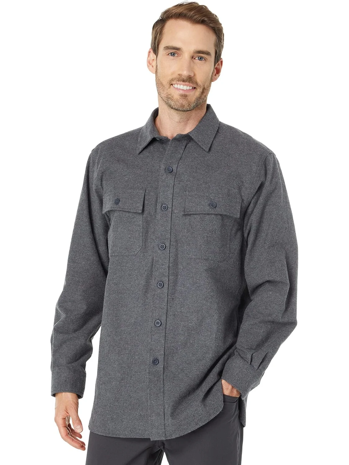Рубашка из замши, стандартная L.L.Bean — 1