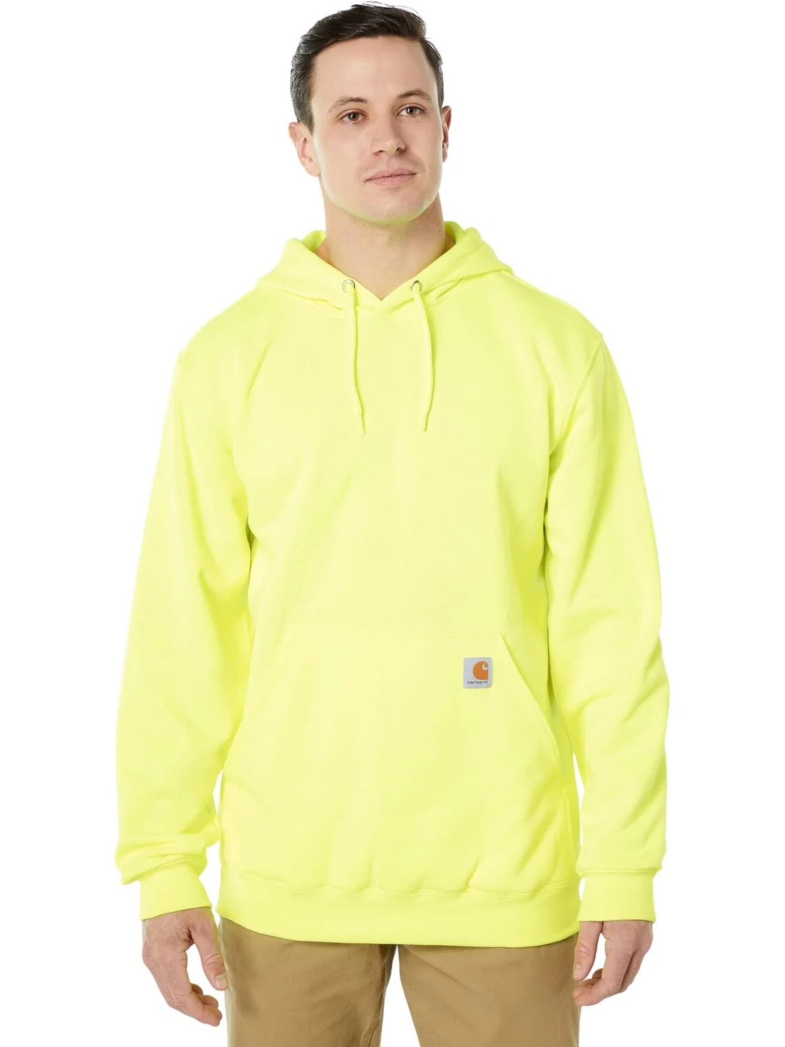 Толстовка свободного кроя средней плотности Carhartt — изображение 1 из 4, лаймовый