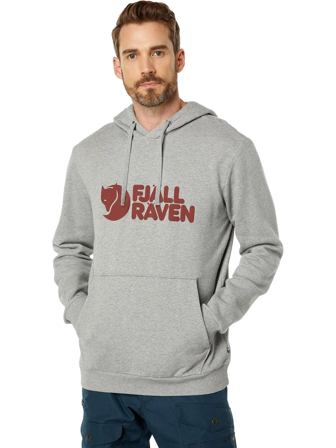 Толстовка с логотипом Fjallraven Fjällräven — желтый