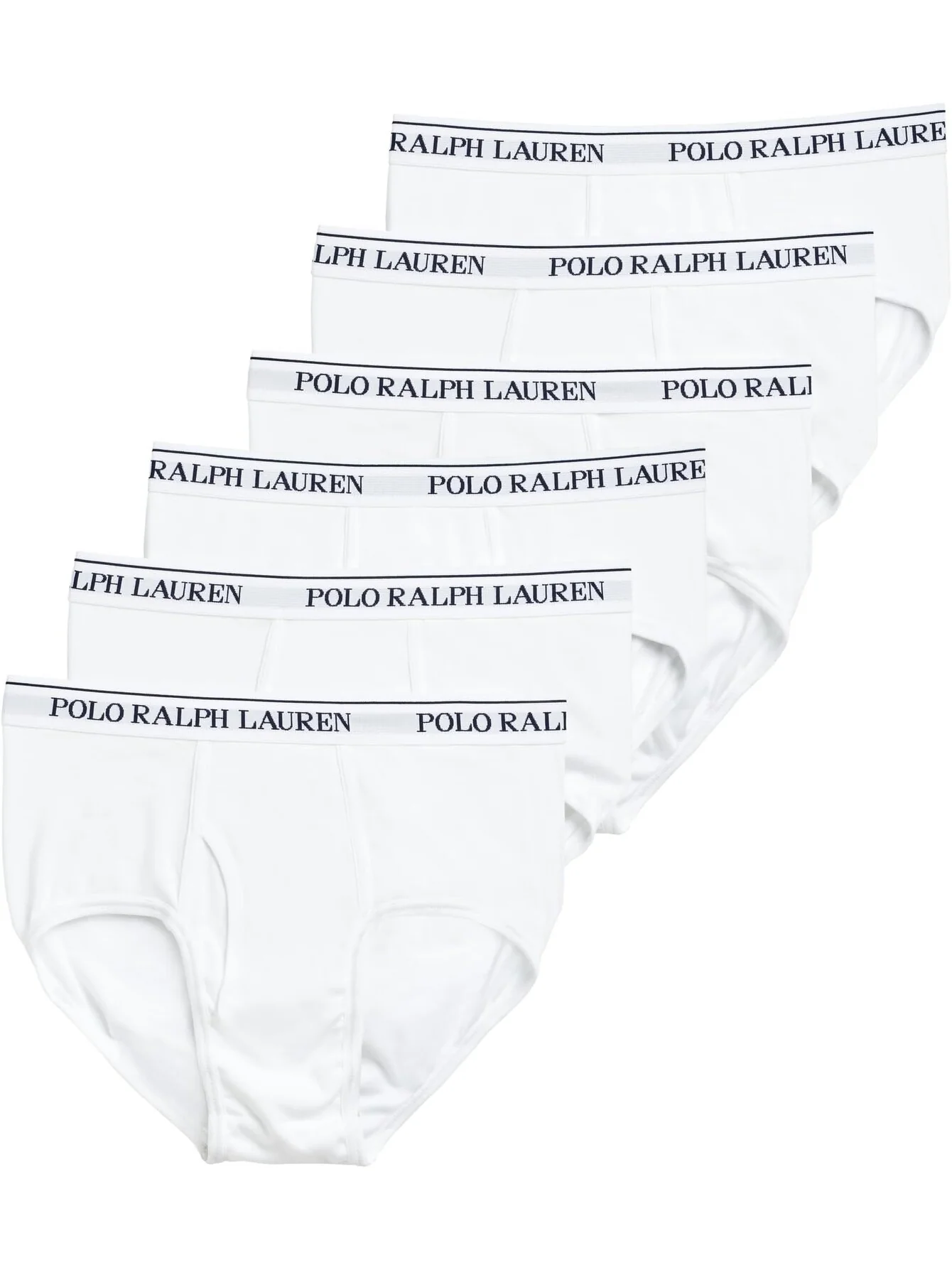 Набор из 6 хлопковых трусов классического кроя со средней посадкой Polo Ralph Lauren — 1