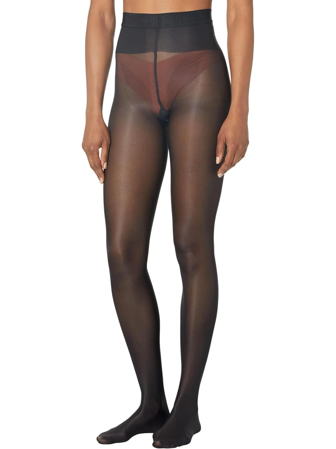 Неоновые колготки 40 Wolford — черный