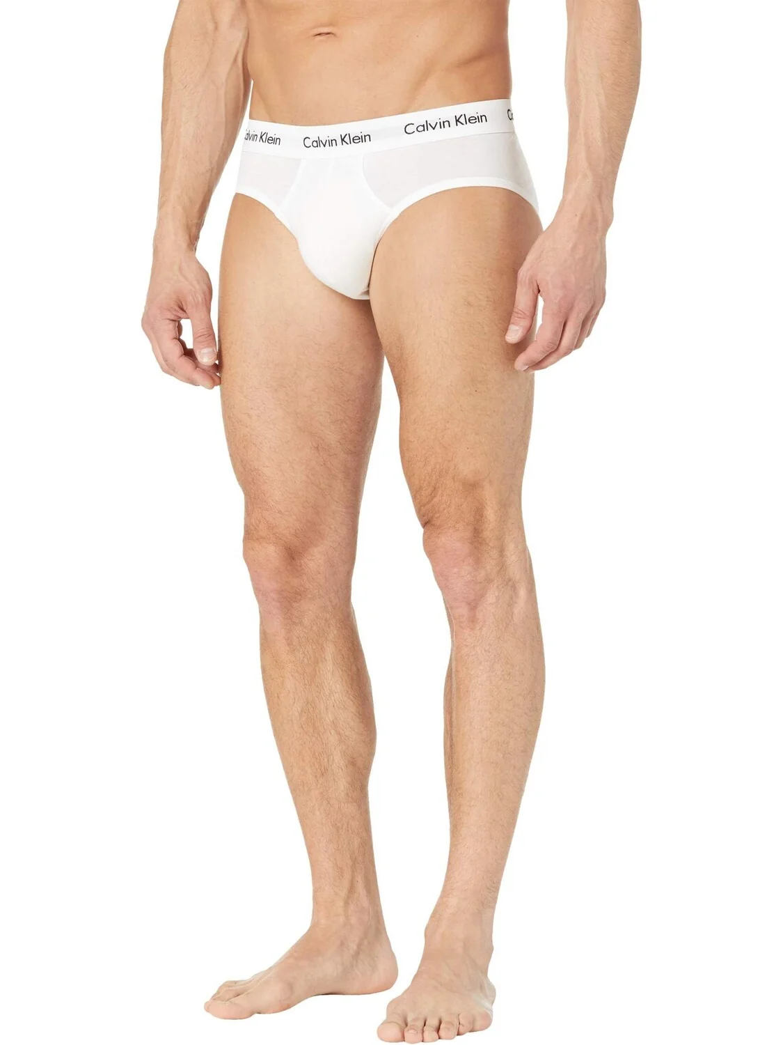 Хлопковые эластичные трусы на бедрах Calvin Klein Underwear — 3