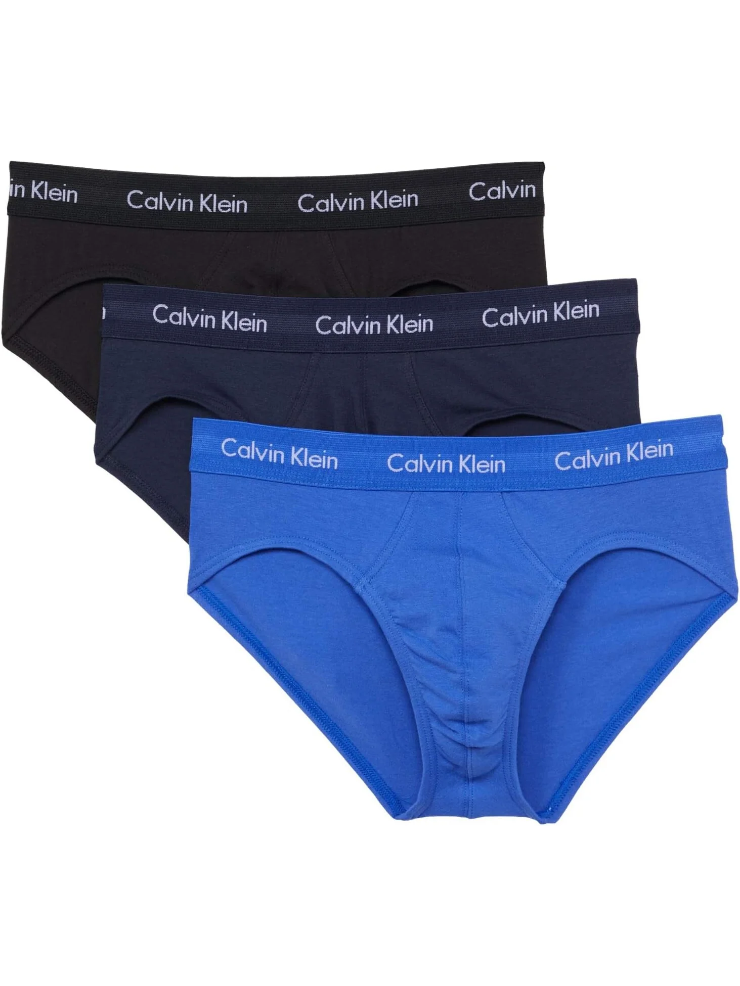 Хлопковые эластичные трусы на бедрах Calvin Klein Underwear — 1
