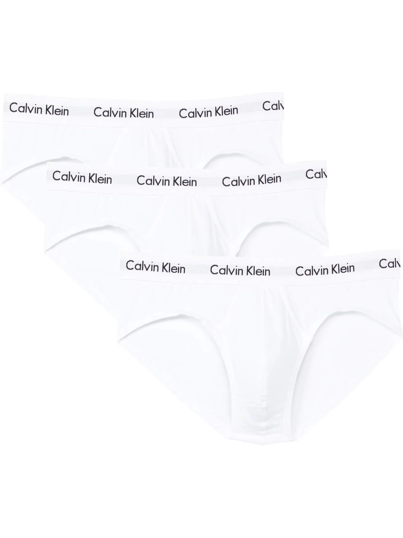 Хлопковые эластичные трусы на бедрах Calvin Klein Underwear — 1