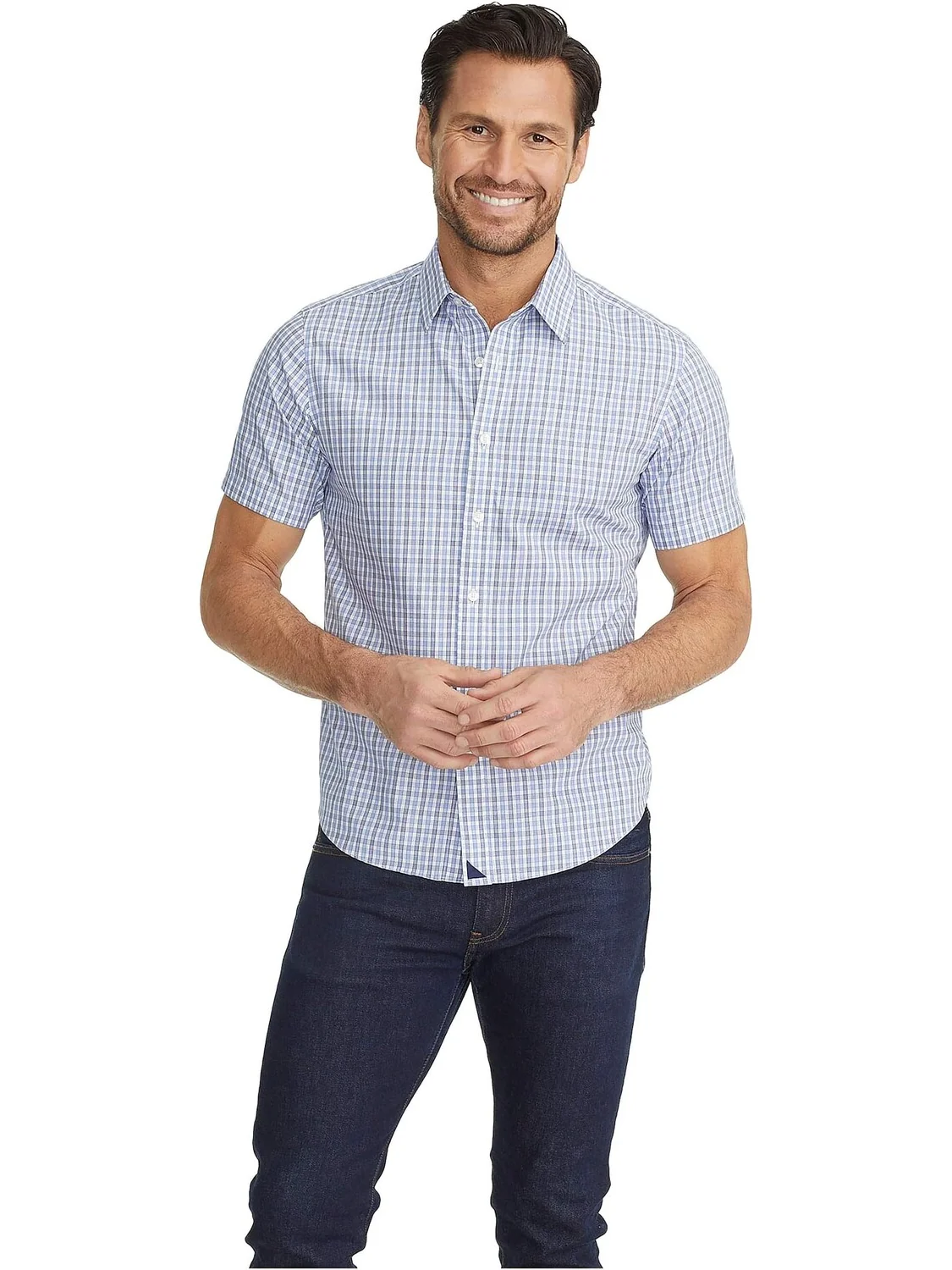 Рубашка Dante - Wrinkle Free UNTUCKit — синий