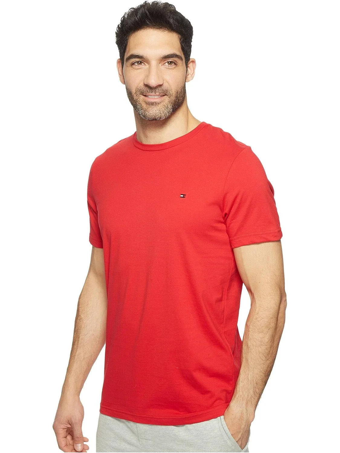 Футболка с коротким рукавом и круглым вырезом с флагом Core Tommy Hilfiger — 2