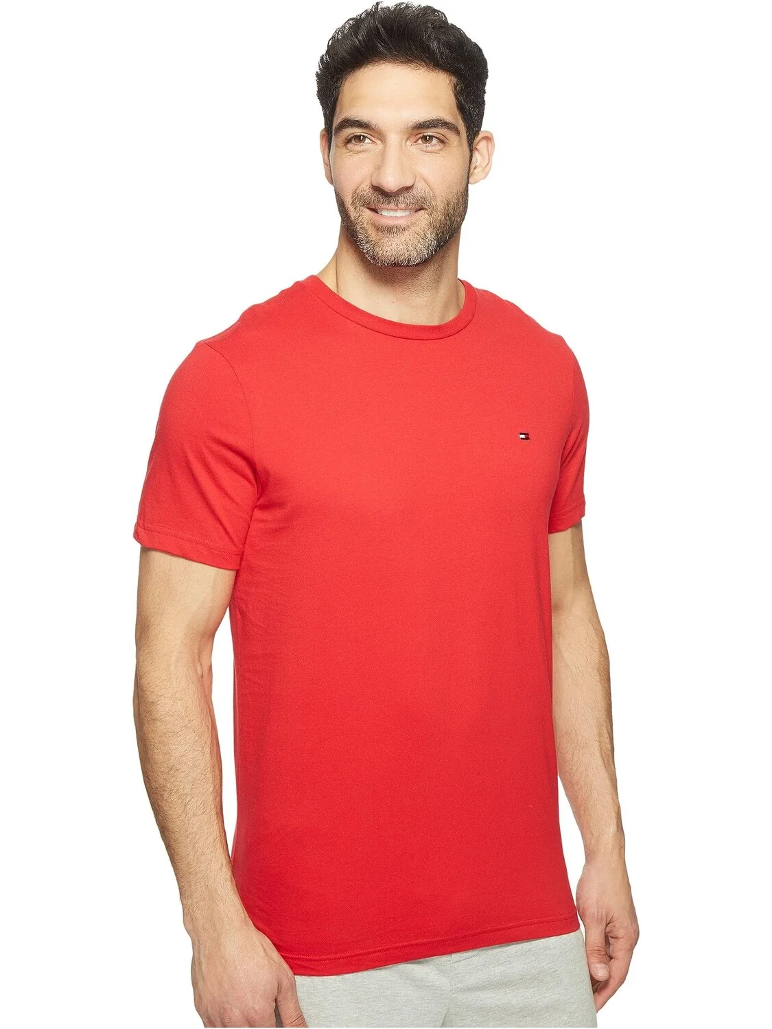 Футболка с коротким рукавом и круглым вырезом с флагом Core Tommy Hilfiger — 4