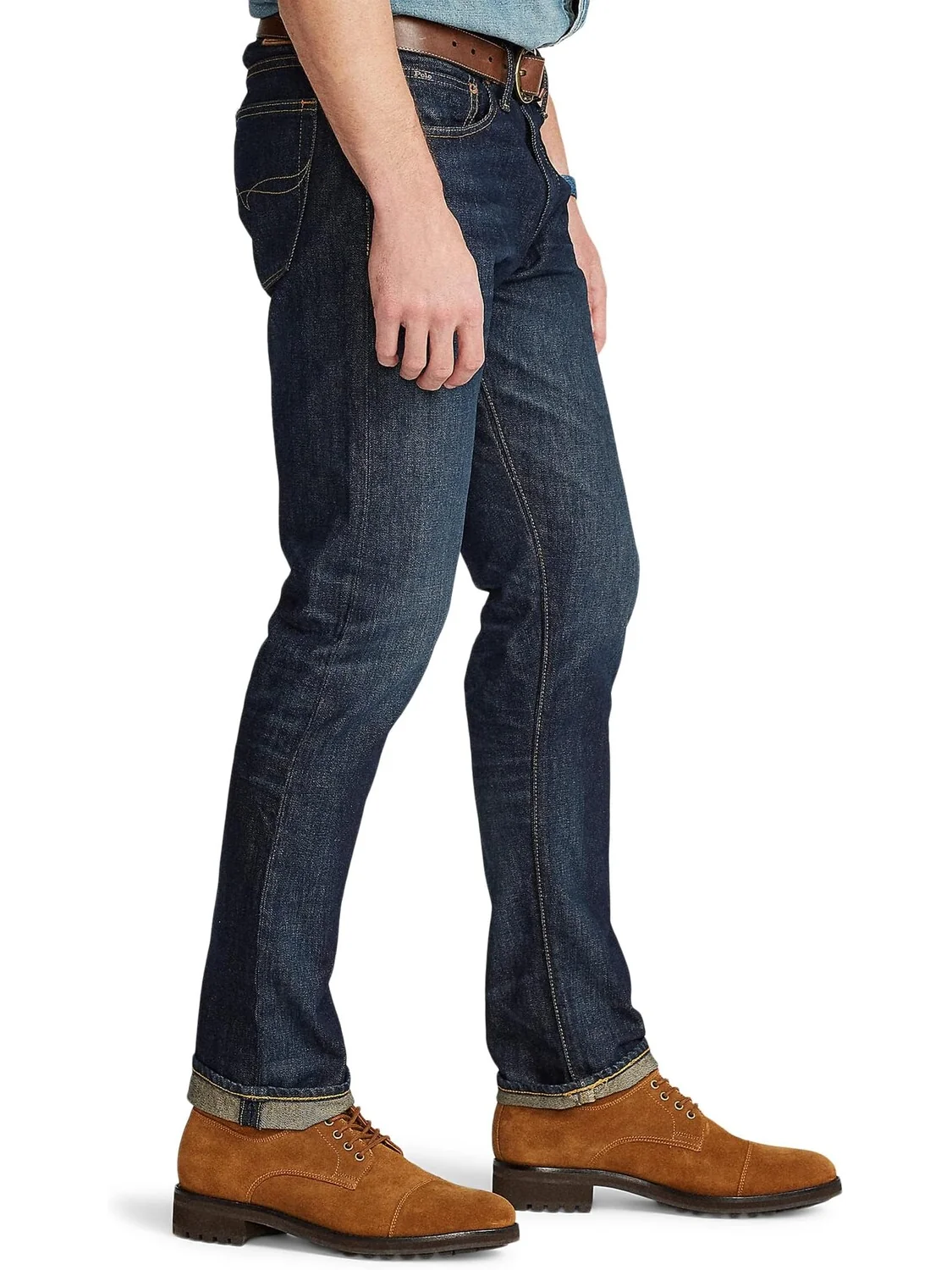 Джинсы Varick Slim Straight Jeans Polo Ralph Lauren — изображение 3 из 5, черный