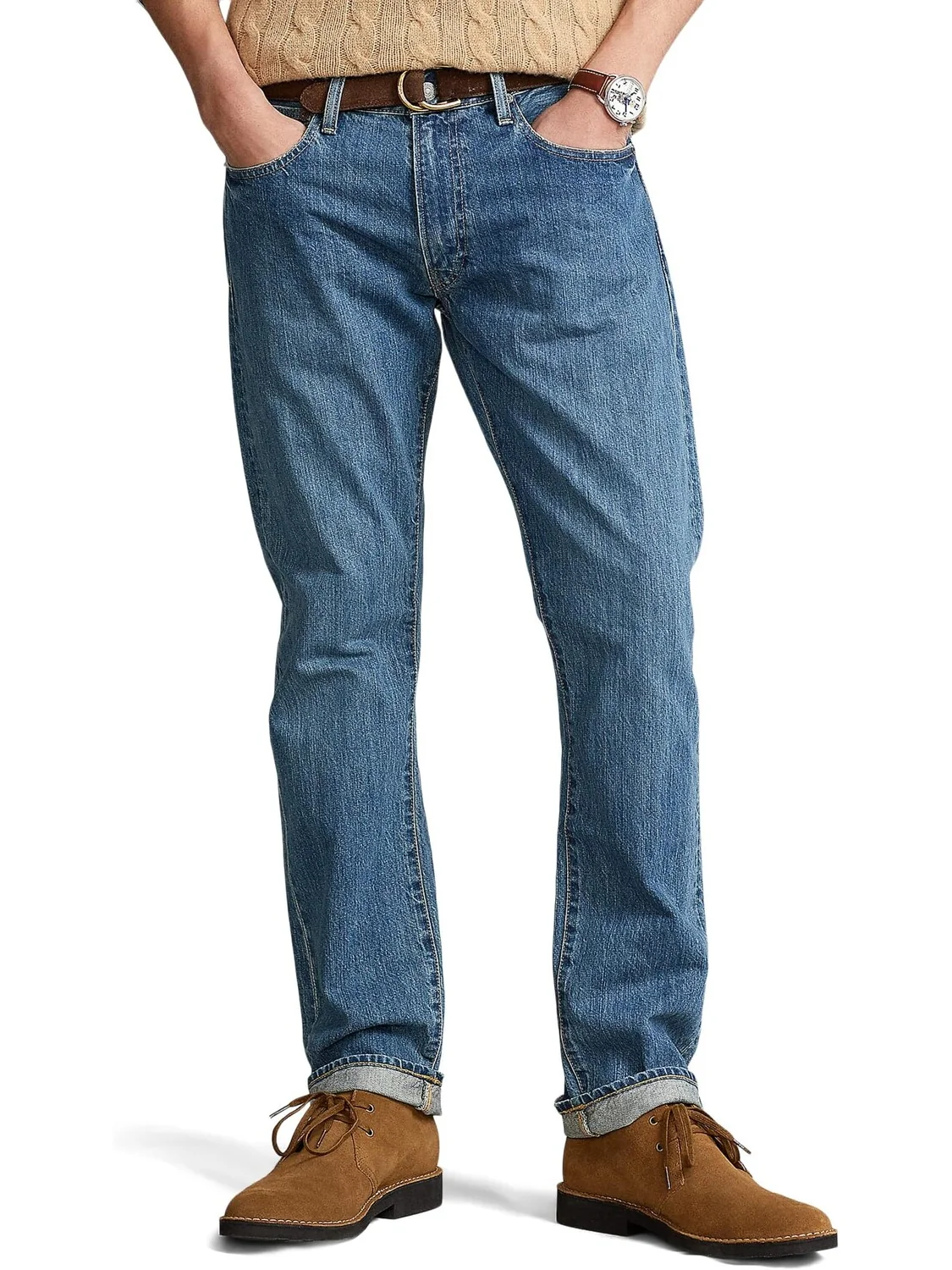 Джинсы Varick Slim Straight Jeans Polo Ralph Lauren, цвет Stanton Medium — 1