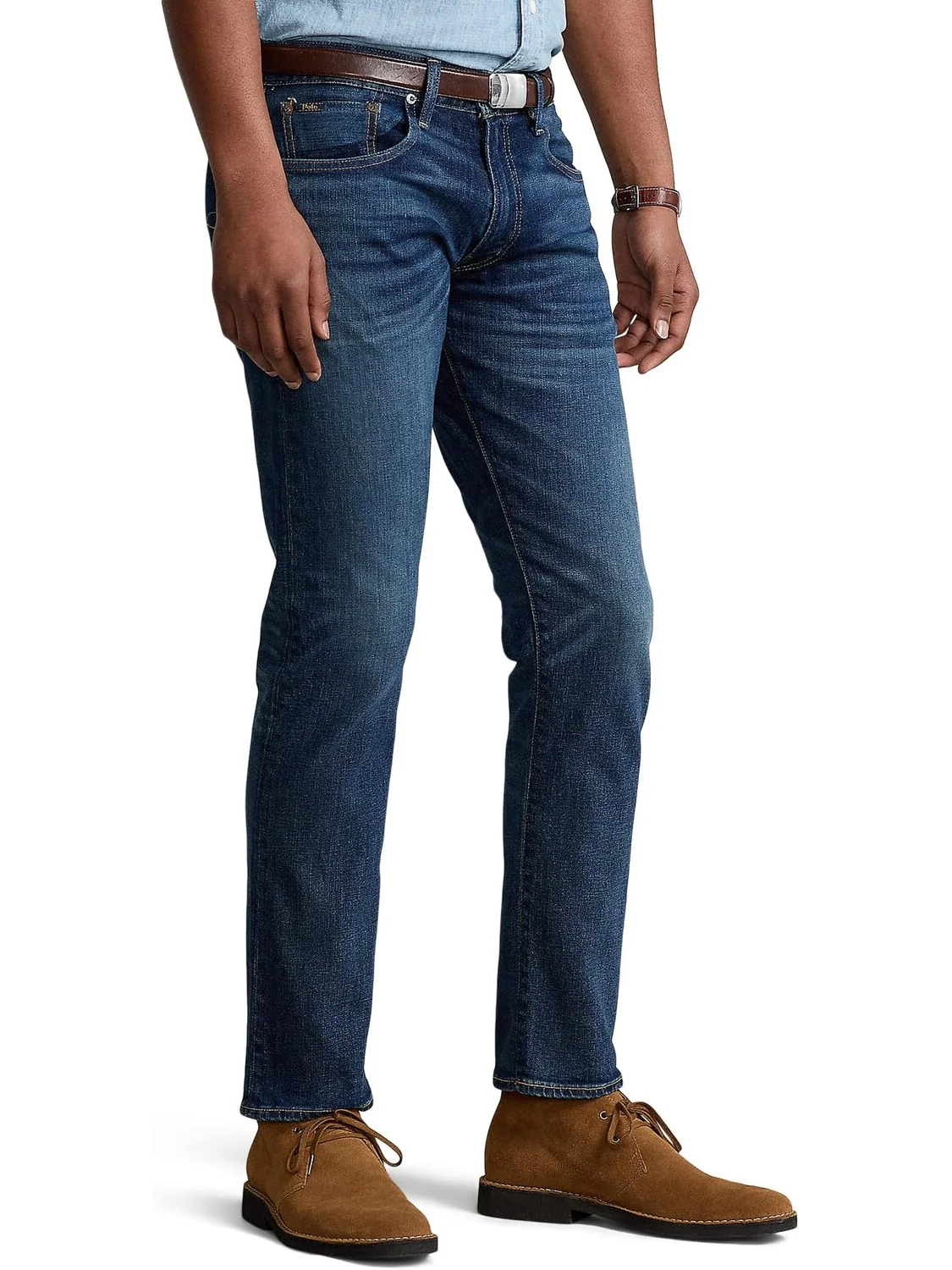 Джинсы Varick Slim Straight Jeans Polo Ralph Lauren, цвет Rockford Medium — 1