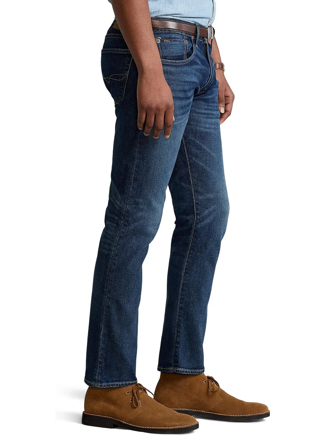 Джинсы Varick Slim Straight Jeans Polo Ralph Lauren, цвет Rockford Medium — 3