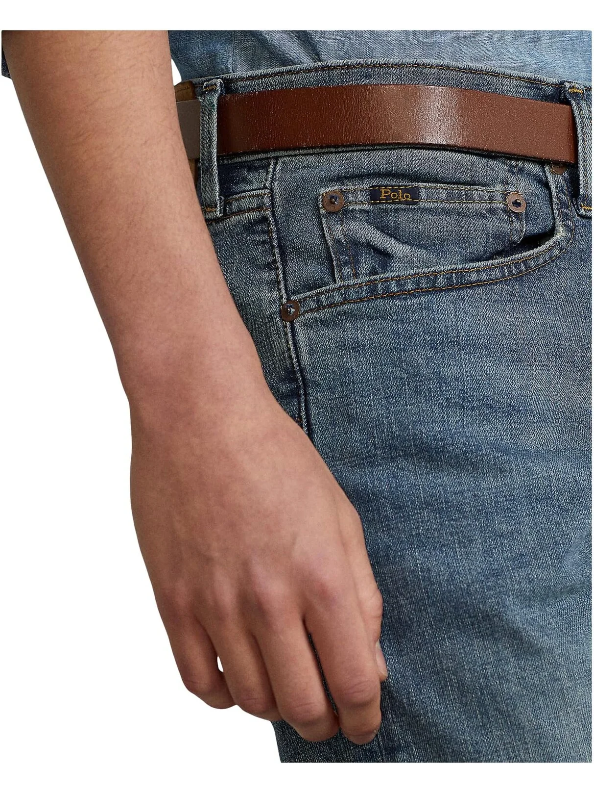 Джинсы Varick Slim Straight Jeans Polo Ralph Lauren — 4