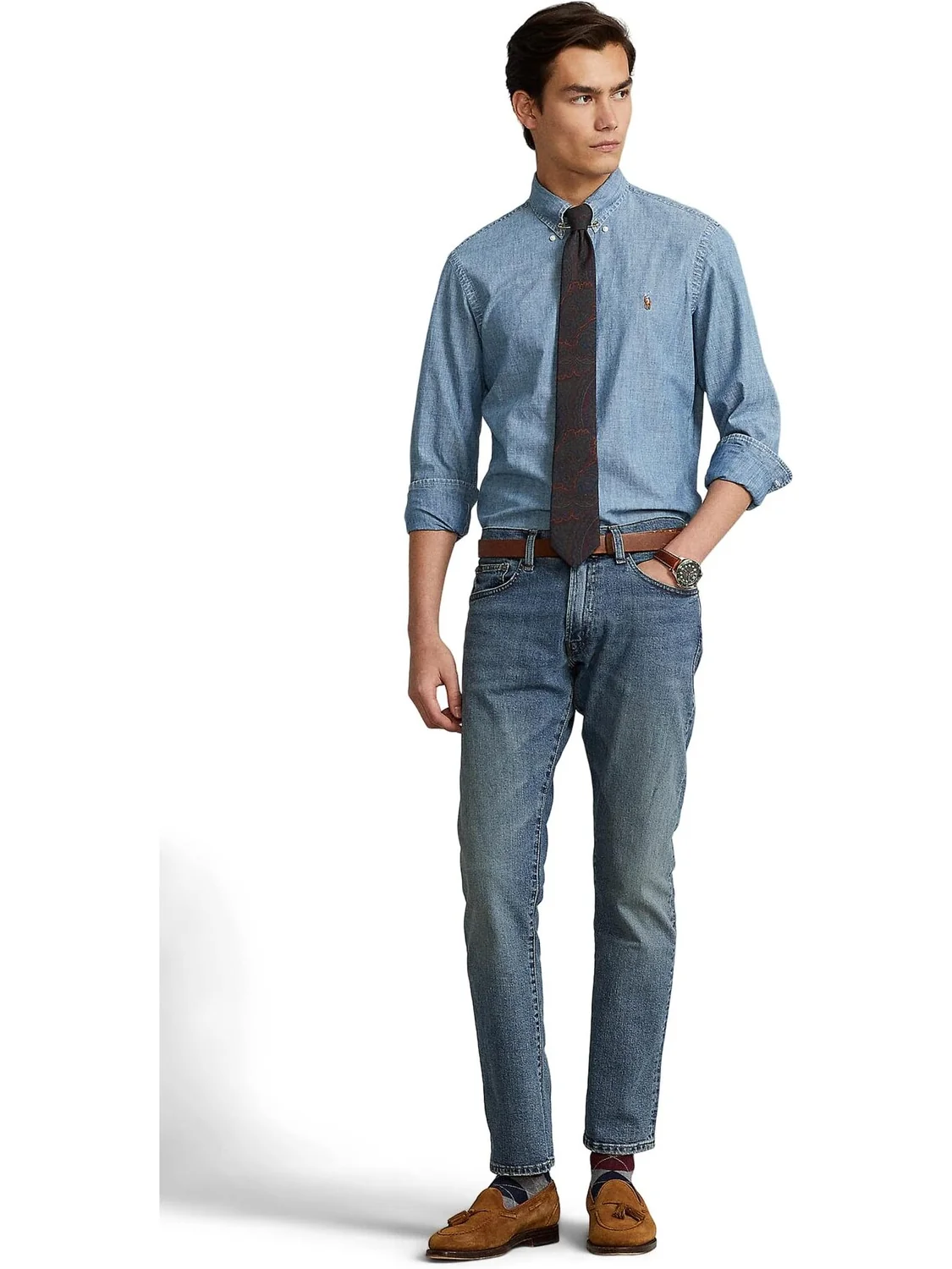Джинсы Varick Slim Straight Jeans Polo Ralph Lauren — 5