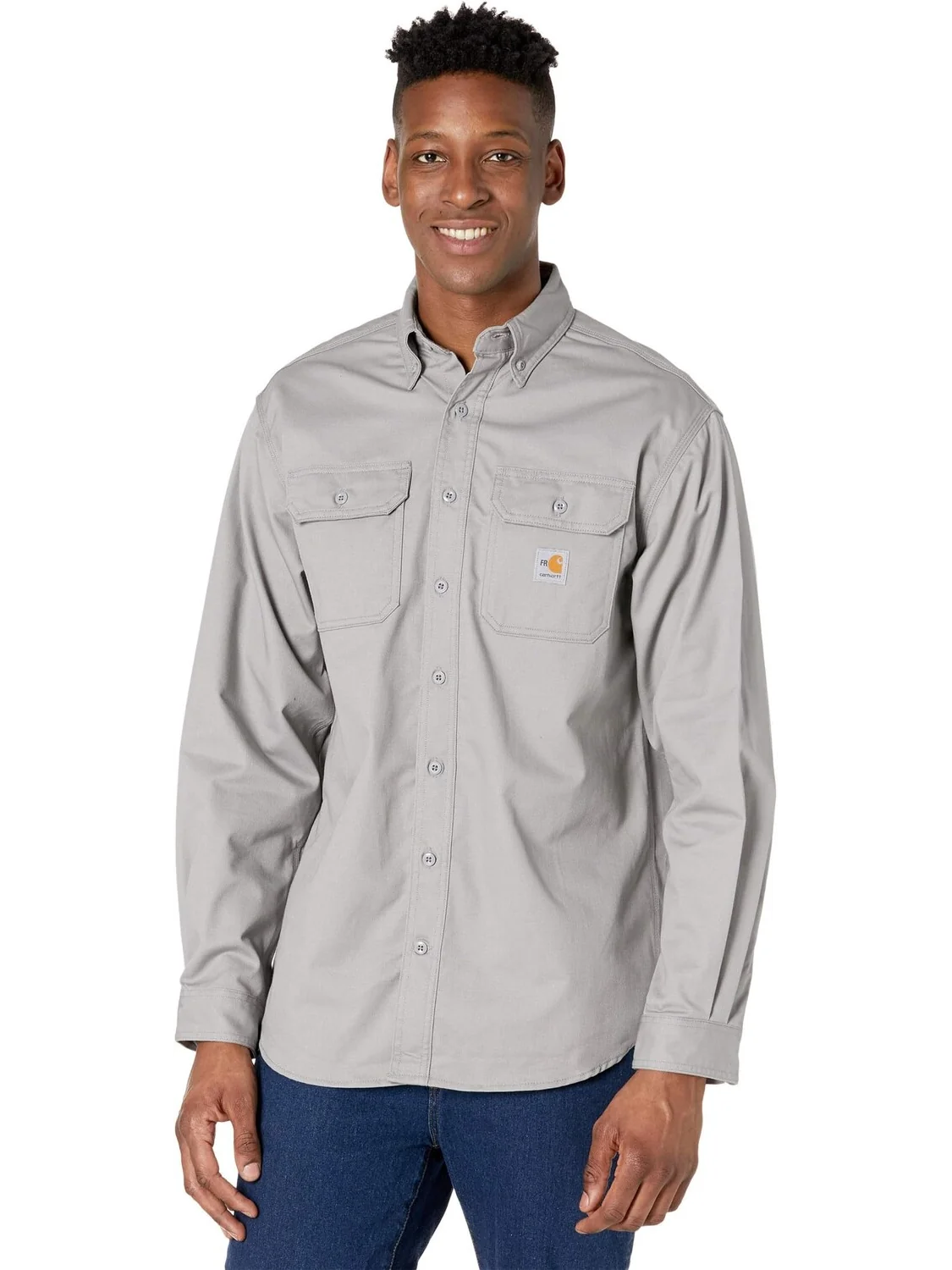 Огнестойкая (FR) классическая рубашка из твила Carhartt — 1